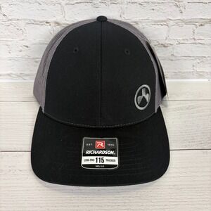 MAGPUL Icon Logo Hat Cap Size MD/LG Black Gray Low-Pro Mesh SnapBack NEW